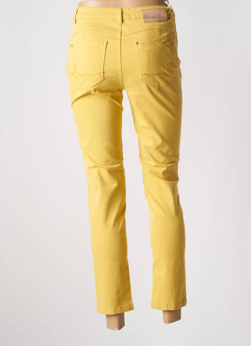 Pantalon 7/8 stretch taille normale jaune LOLA ESPELETA femme