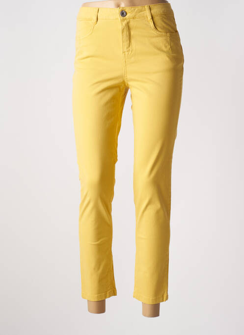 Pantalon 7/8 jaune LOLA ESPELETA pour femme