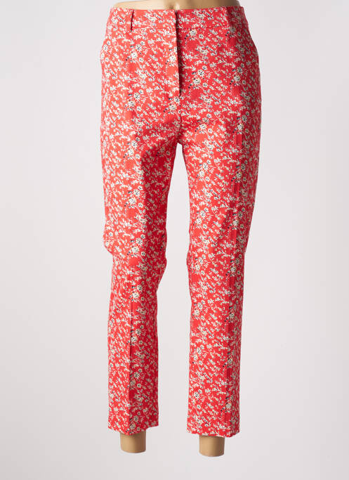 Pantalon 7/8 rouge JULIE GUERLANDE pour femme