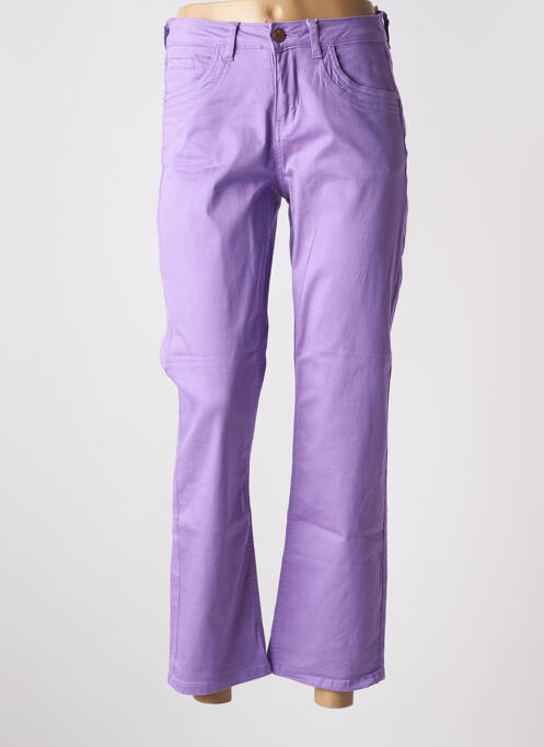 Pantalon 7/8 violet CREAM pour femme