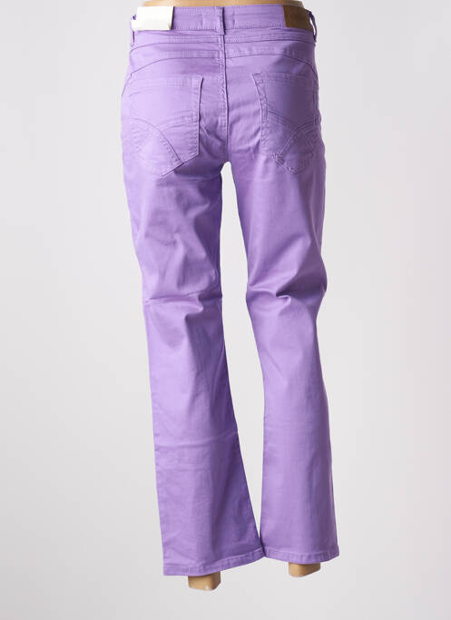 Pantalon 7/8 violet CREAM femme