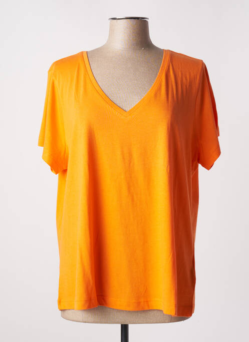 T-shirt orange CREAM pour femme