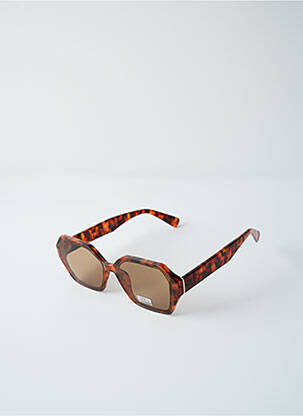 Lunettes de soleil imprimé fantaisie marron CITY VISION EYEWEAR femme