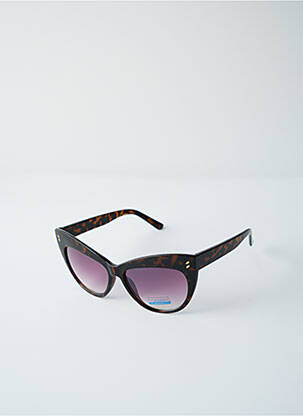 Lunettes de soleil imprimé fantaisie marron CITY VISION EYEWEAR femme