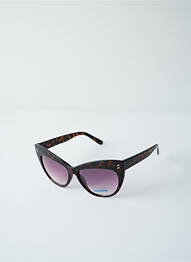 Lunettes de soleil imprimé fantaisie marron CITY VISION EYEWEAR femme