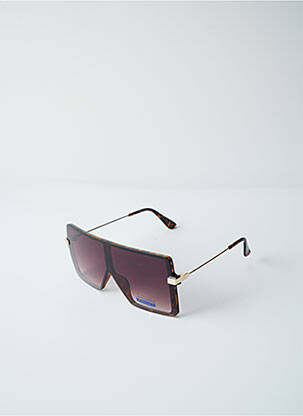 Lunettes de soleil imprimé fantaisie marron CITY VISION EYEWEAR femme