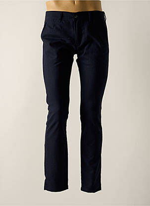 Pantalon slim stretch taille normale bleu LE TEMPS DES CERISES homme