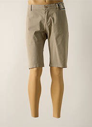 Bermuda stretch taille normale beige ZETA homme