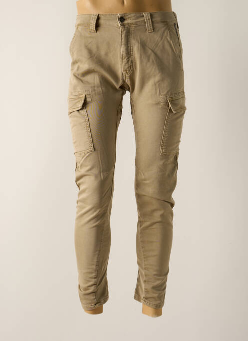 Pantalon cargo beige LE TEMPS DES CERISES pour homme