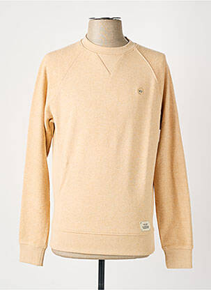 Sweat-shirt broderie manches longues beige BILLYBELT homme