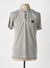 Polo coupe droite manches courtes gris LE TEMPS DES CERISES homme
