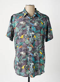 Chemise manches courtes imprimé tie and dye gris RAGWEAR homme