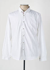 Chemise manches longues blanc LE TEMPS DES CERISES pour homme seconde vue