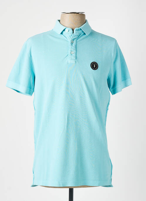 Polo bleu LE TEMPS DES CERISES pour homme