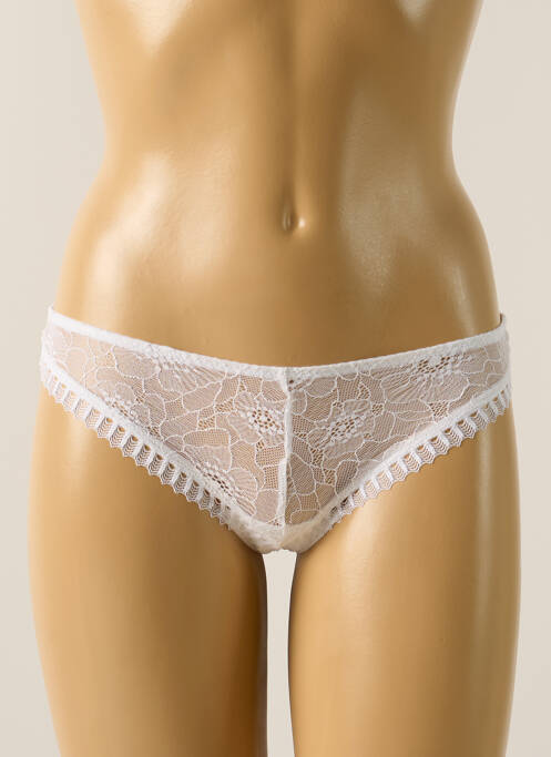 Tanga blanc SIMONE PERELE pour femme