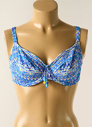 Haut de maillot de bain haut soutien-gorge emboitant haut soutien-gorge emboitant bleu PRIMADONNA femme