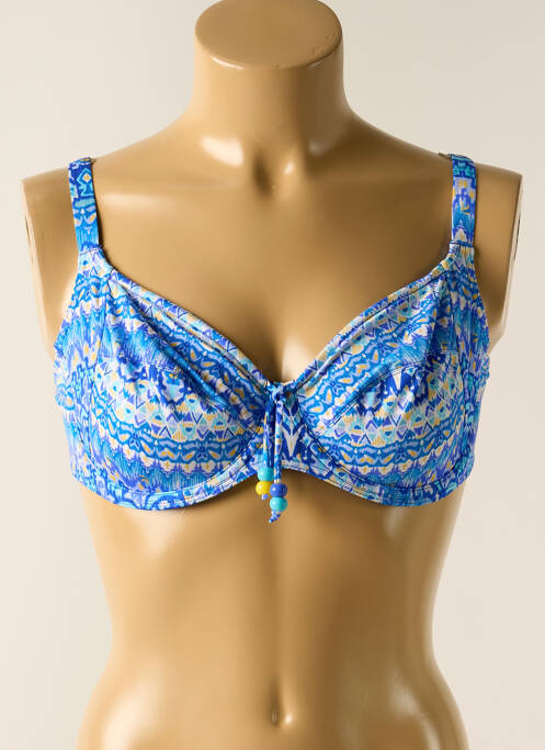 Haut de maillot de bain haut soutien-gorge emboitant haut soutien-gorge emboitant bleu PRIMA DONNA femme