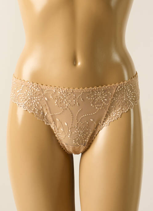 Tanga beige MARIE JO pour femme