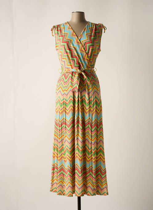 Robe longue coupe évasée sans manche jaune BETTY BARCLAY femme