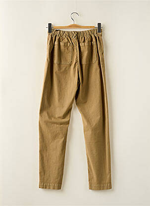 Pantalon slim taille haute taille haute beige HOD femme