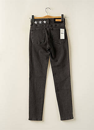 Jeans coupe slim stretch taille haute gris FIVE femme