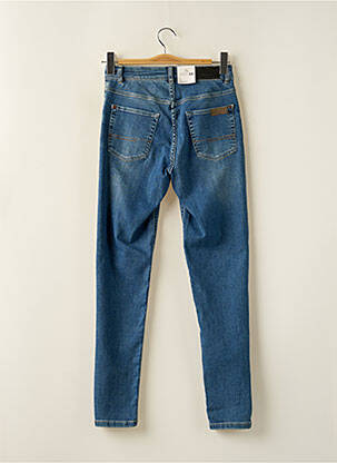 Jeans coupe slim stretch taille haute bleu PARA MI femme