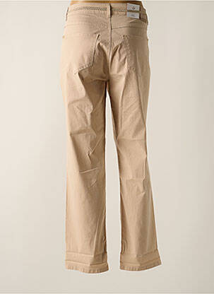 Pantalon droit stretch beige PARA MI femme
