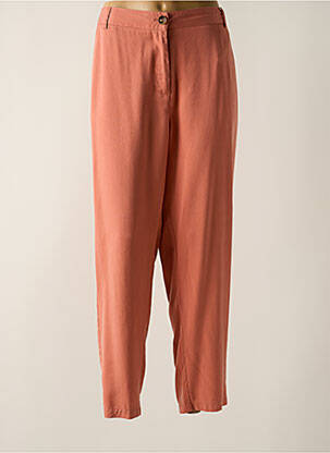 Pantalon droit rose C'EST BEAU LA VIE pour femme