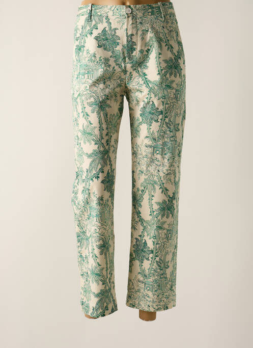 Pantalon 7/8 vert FIVE pour femme