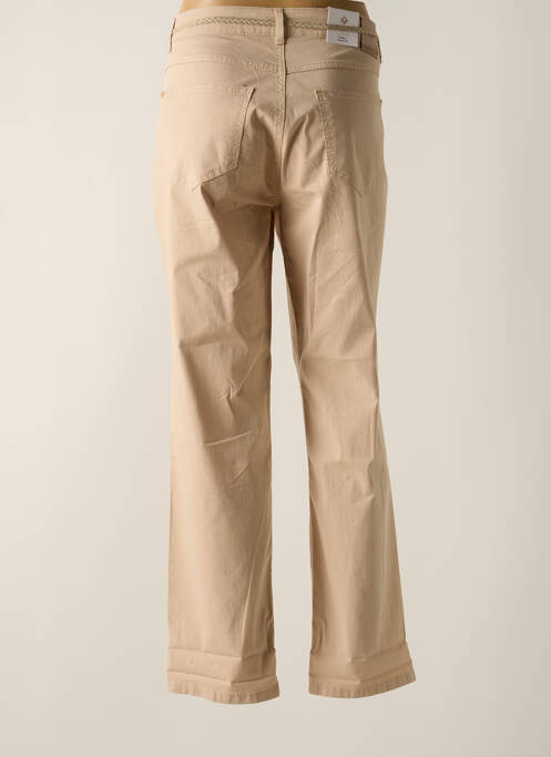 Pantalon droit beige PARA MI pour femme