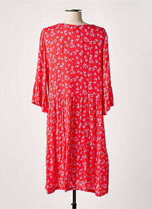 Chemise de nuit col v rouge SENORETTA femme