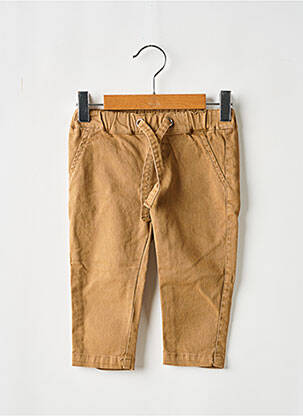 Pantacourt stretch taille élastique marron PLEASE garcon