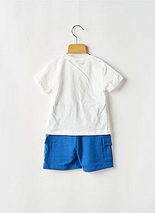 Ensemble short poches bleu PLEASE garçon