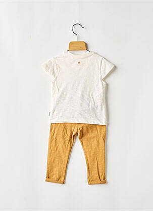 Ensemble pantalon type de haut t-shirt jaune NOPPIES fille