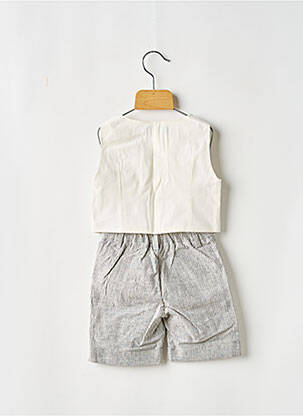 Ensemble pantalon maille opaque gris PLEASE garcon