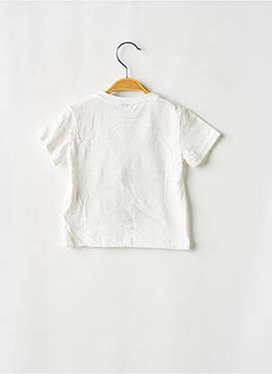 T-shirt coupe droite manches courtes blanc PLEASE garcon