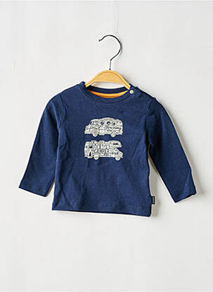 T-shirt manches longues manches longues bleu NOPPIES garçon