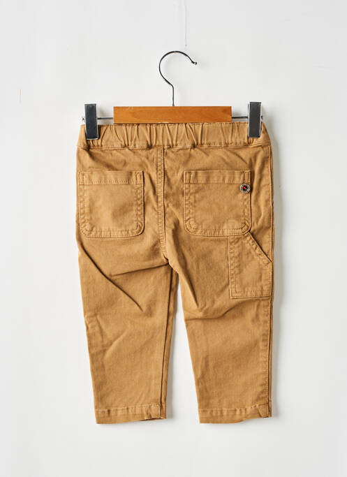 Pantacourt stretch taille élastique marron PLEASE garcon