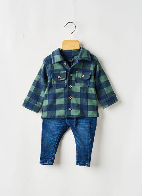 Ensemble pantalon taille élastique vert NOPPIES garcon
