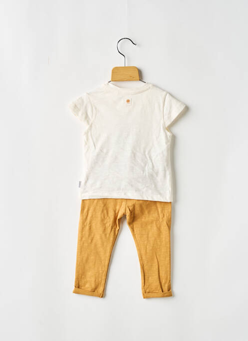 Ensemble pantalon type de haut t-shirt jaune NOPPIES fille