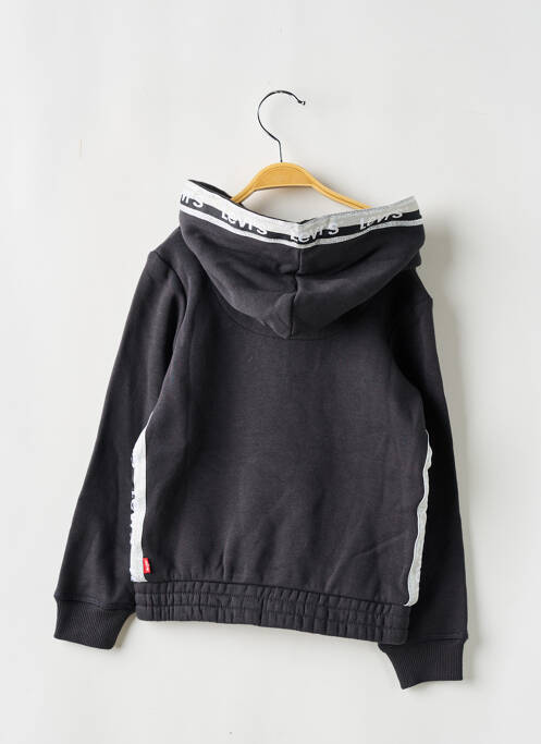Sweat-shirt à capuche noir LEVIS pour fille