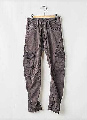 Pantalon cargo stretch gris LE TEMPS DES CERISES garçon