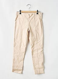 Pantalon slim tissage popeline beige PLEASE fille