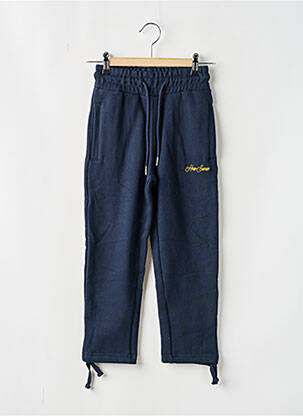 Jogging poches taille élastique bleu HERO SEVEN enfant