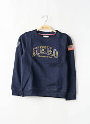 Sweat-shirt bleu HERO SEVEN pour garçon seconde vue