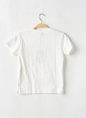 T-shirt blanc PLEASE pour garçon seconde vue