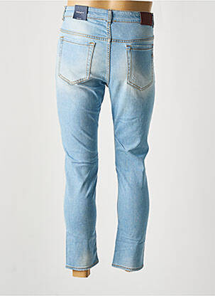 Jeans coupe slim effet usé délavé taille ajustable bleu PLEASE garcon