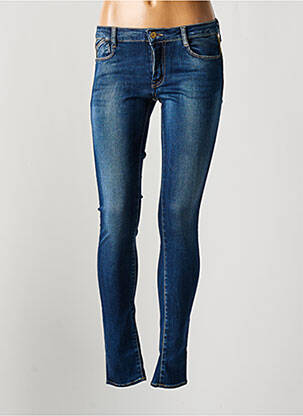 Jeans skinny taille basse bleu LE TEMPS DES CERISES fille