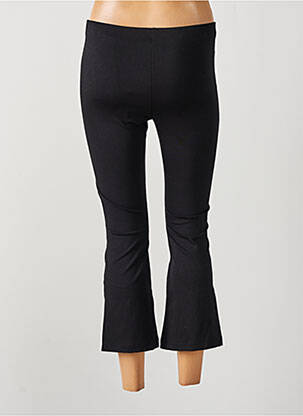 Legging stretch taille à pinces noir PLEASE fille