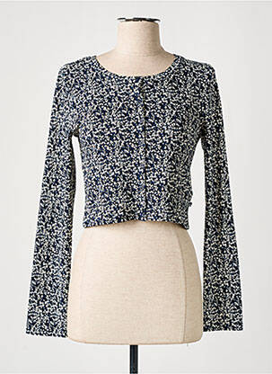 Veste casual col rond bleu LE TEMPS DES CERISES fille